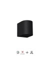 KANDANCHU * APLIQUE EXTERIOR 1L*GU10 NEGRO